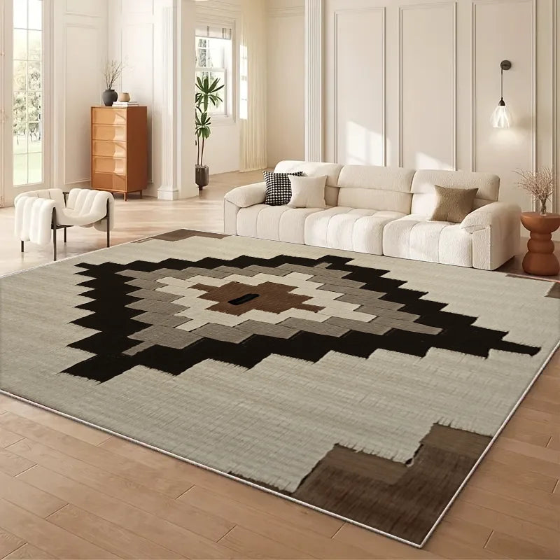 Vikama Geometric Large Area Rug For Living Room