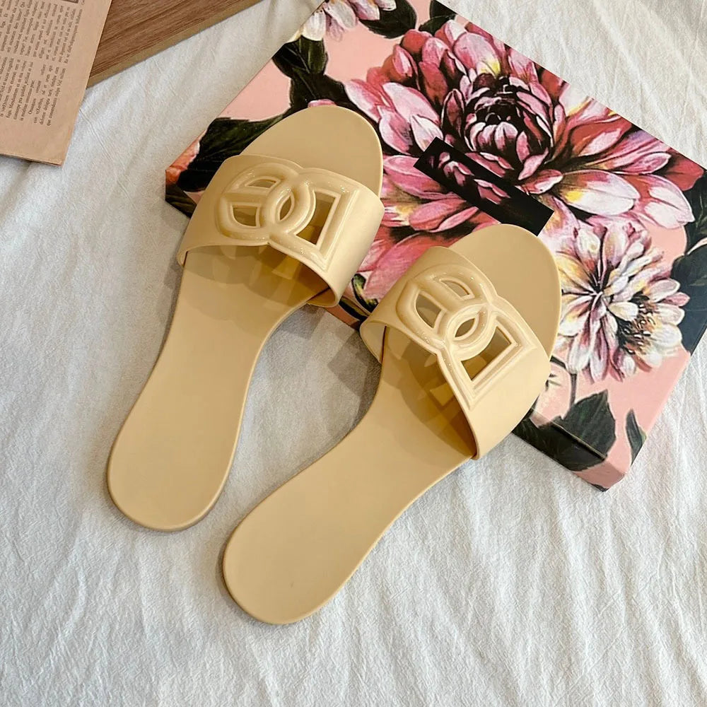 Casual Women's Beach Slippers Non Slip Flat Footwear