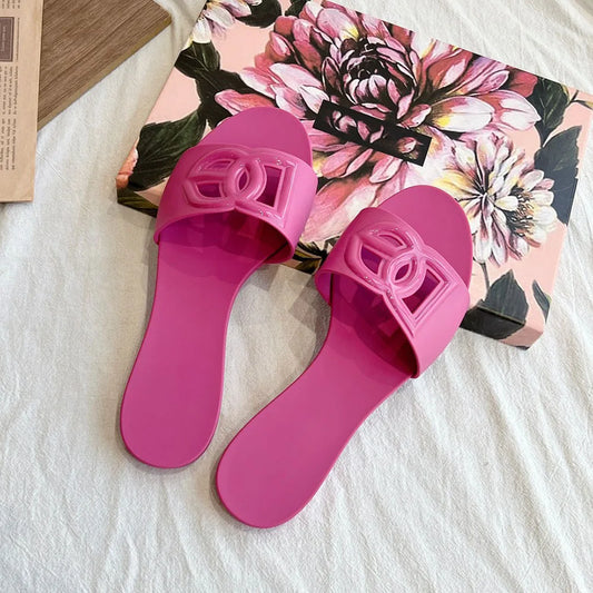 Casual Women's Beach Slippers Non Slip Flat Footwear