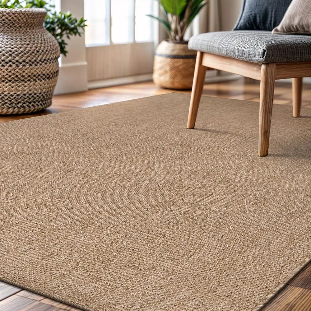 Boho Woven Area Rug For Indoor Outdoor Living Room Kitchen