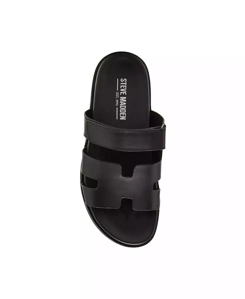 Steve Madden Men's Micah Slip On Sandal PU Upper Comfort