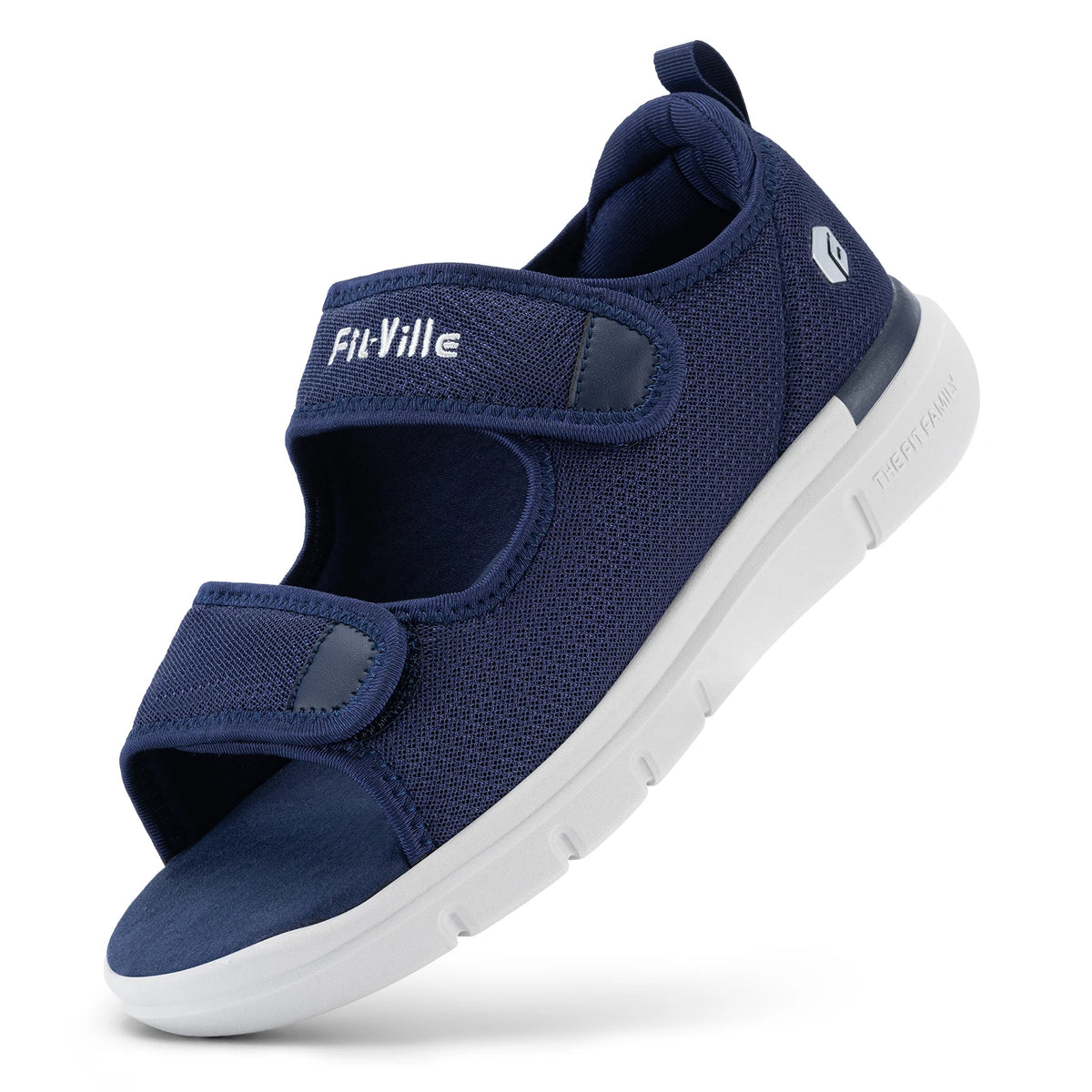 FitVille EasyTop Recovery Sandal V3 For Men Plantar Fasciitis Relief