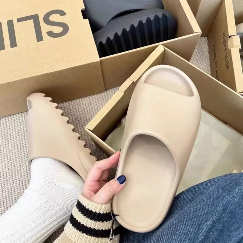 Coconut Slippers Cloud Thick Sole Sandals EVA Slides Beach Footwear