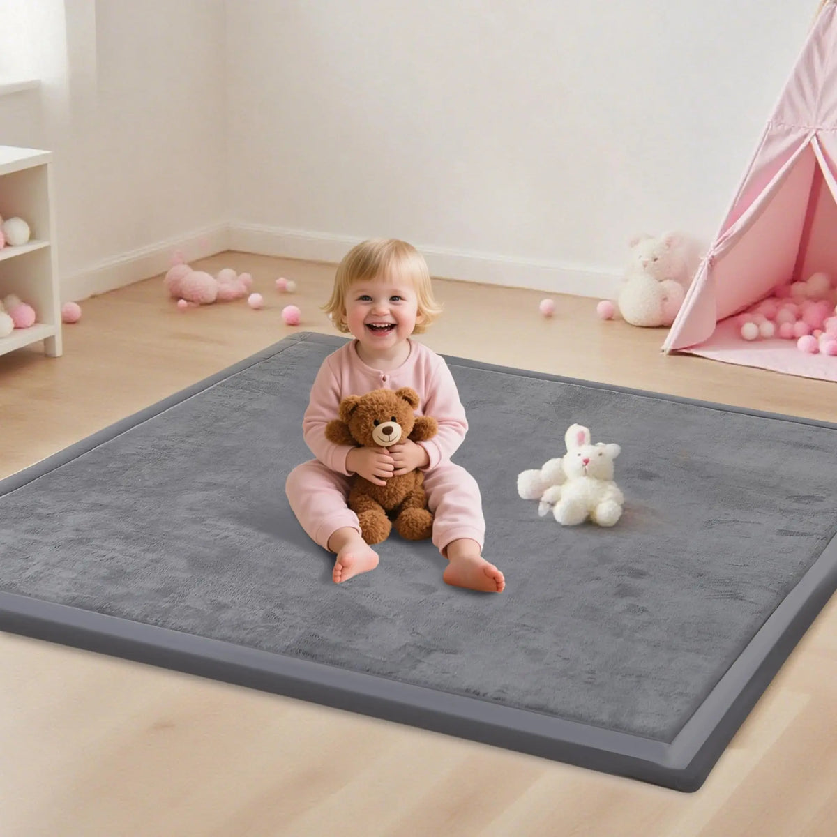 PaPaMat Large Non Slip Baby Play Mat Tatami Style