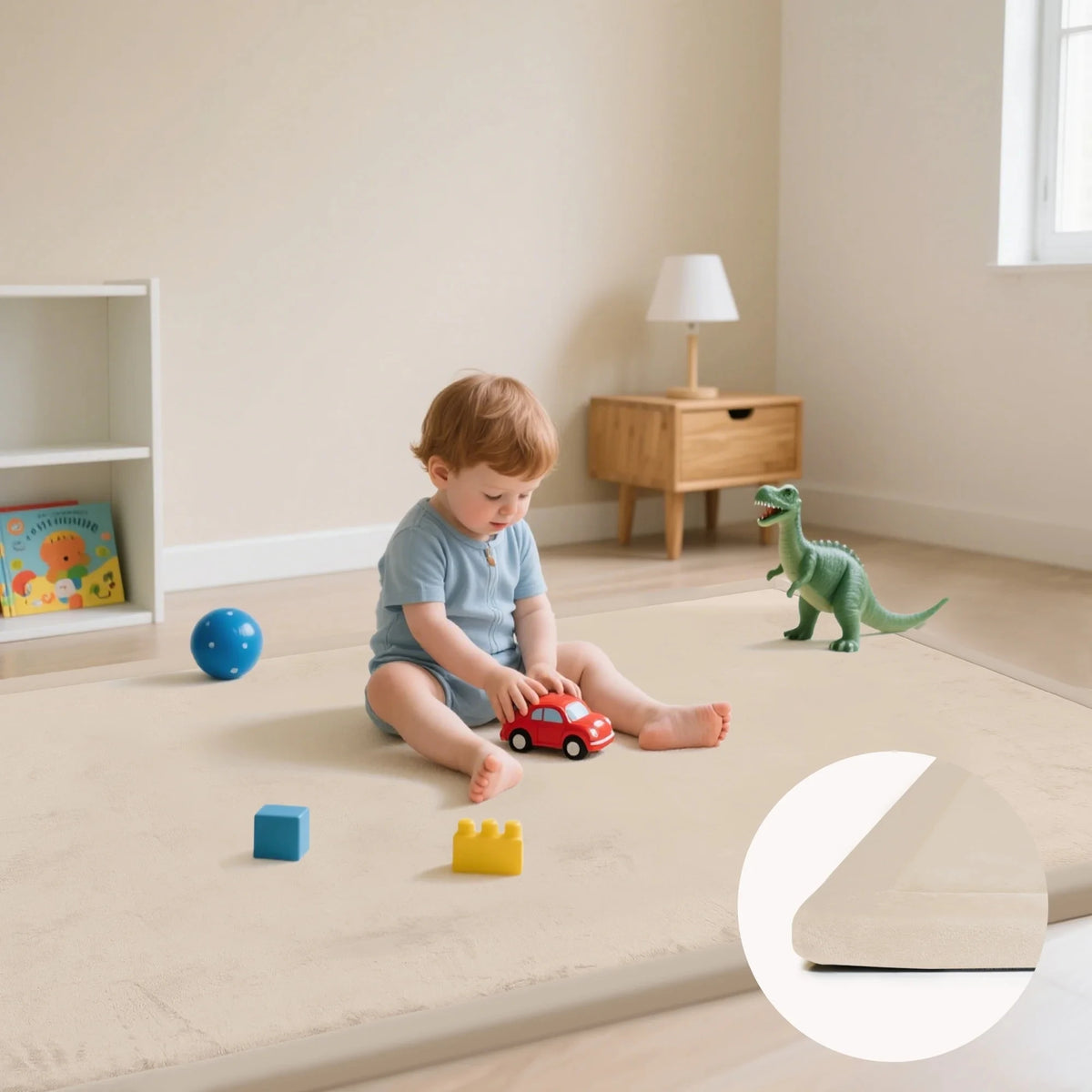 PaPaMat Large Non Slip Baby Play Mat Tatami Style