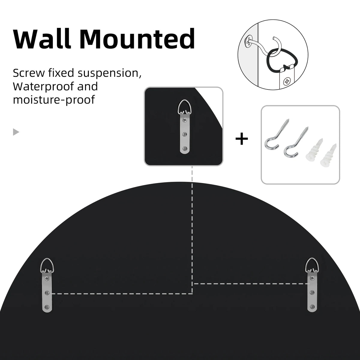 Round Starburst Decorative Wall Mirror For Home Accent Decor