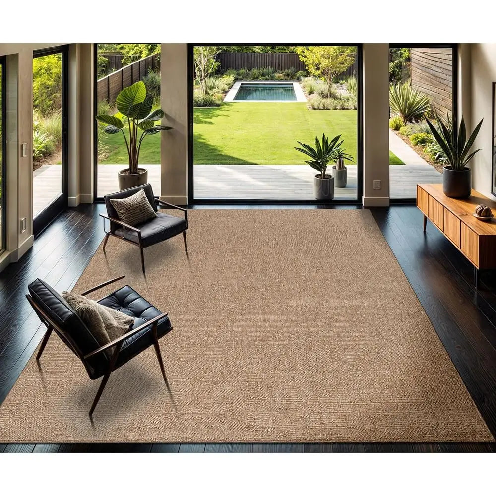 Boho Woven Area Rug For Indoor Outdoor Living Room Kitchen
