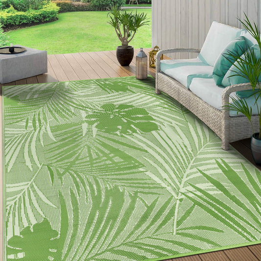 Outdoor Waterproof Plastic Straw Patio Rug