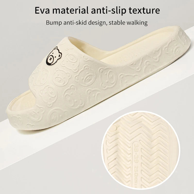 Women Non Slip EVA Slippers Indoor Bath Sandals Home
