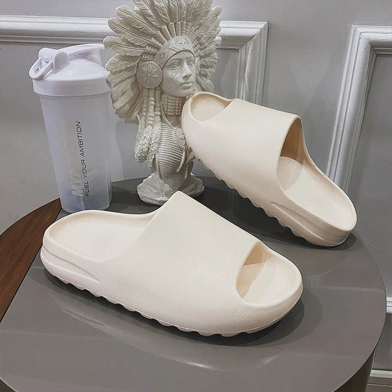 Coconut Slippers Cloud Thick Sole Sandals EVA Slides Beach Footwear