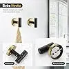 Wall Stainless Steel Bathroom Hardware Set Towel Bar Ring Holder