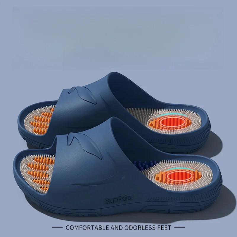 Particle Massage Slippers EVA Indoor Anti Slip For Men And Women