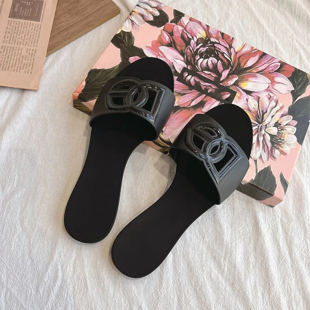 Casual Women's Beach Slippers Non Slip Flat Footwear