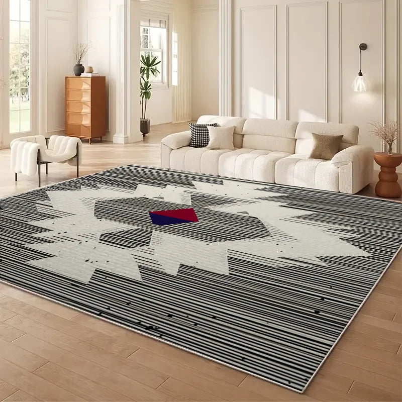 Vikama Geometric Large Area Rug For Living Room
